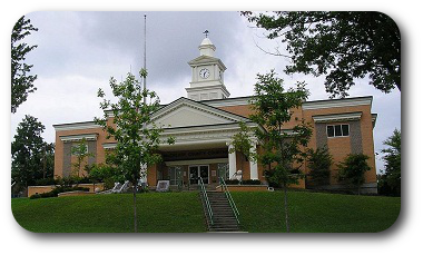 McCreary County Courthouse located on Main Street in downtown Whitley City. Home to district and circuit court, as well as county and state offices.